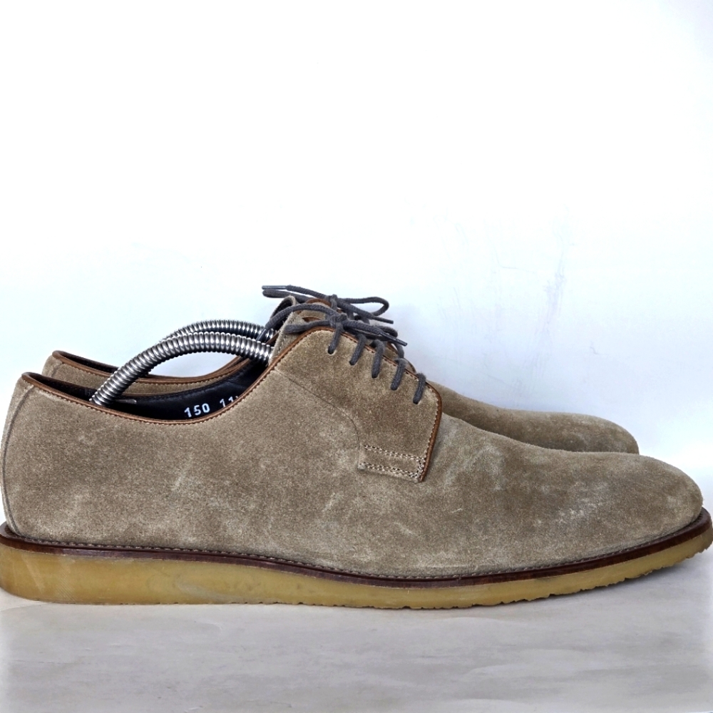 To Boot New York - Men’s Asher Suede Oxfords - Comfortable & Soft Taup Size 11.5